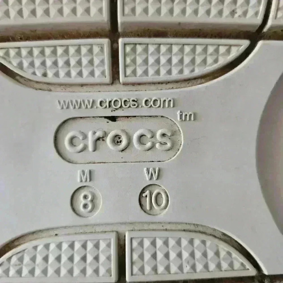 Crocs Classic Unisex White Mega Crush Clog 10 W 8 M - Picture 14 of 14